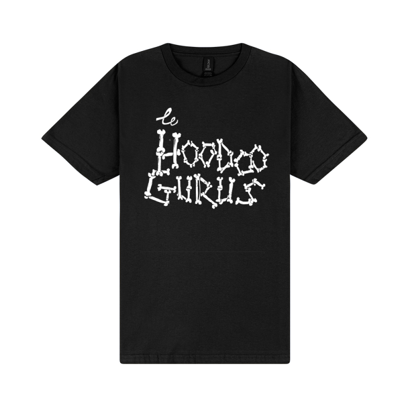 Bones Logo Black Tshirt by Hoodoo Gurus