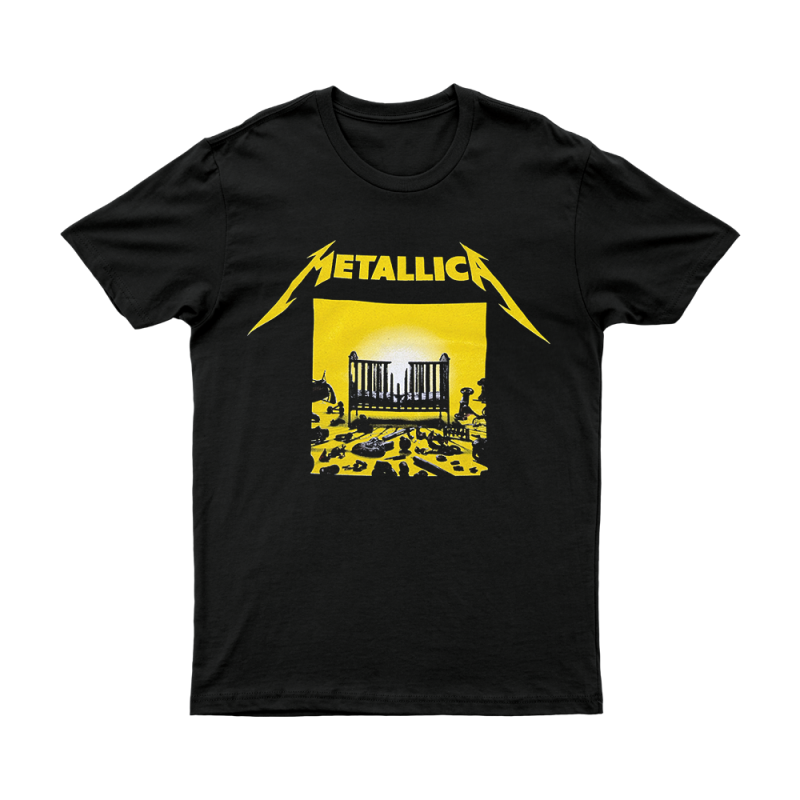 Crib Black Tshirt by Metallica