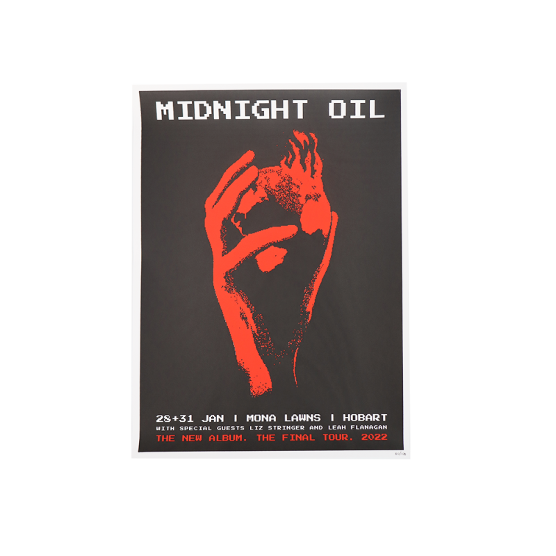 HOBART POSTER by Midnight Oil