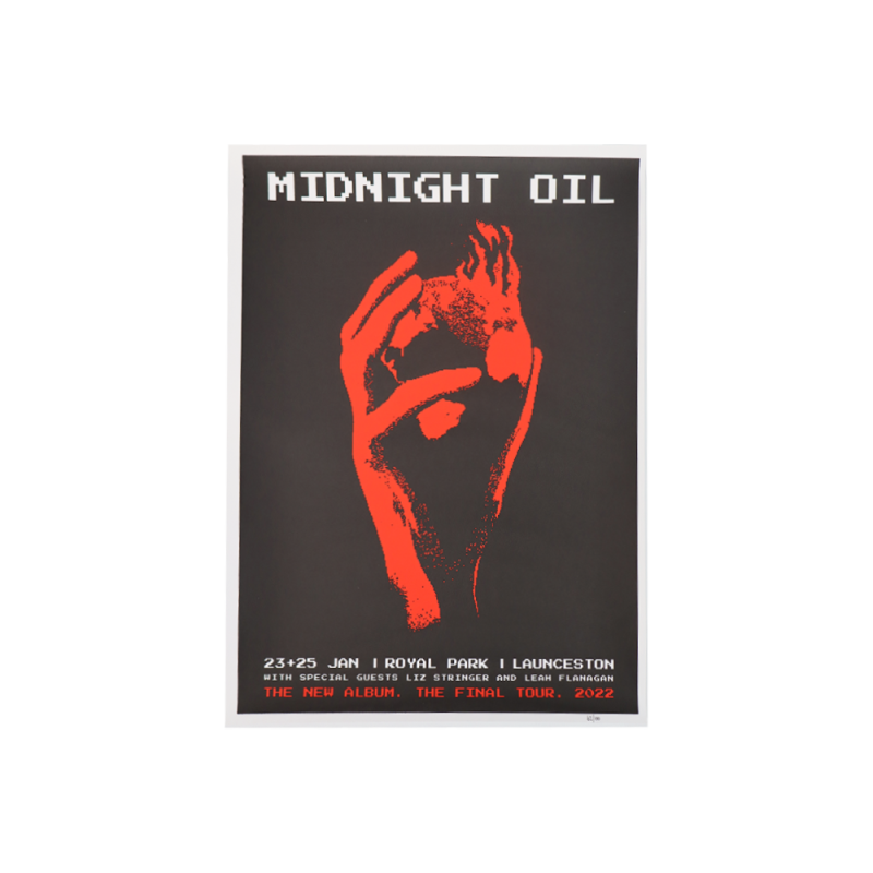 LAUNCESTON POSTER by Midnight Oil