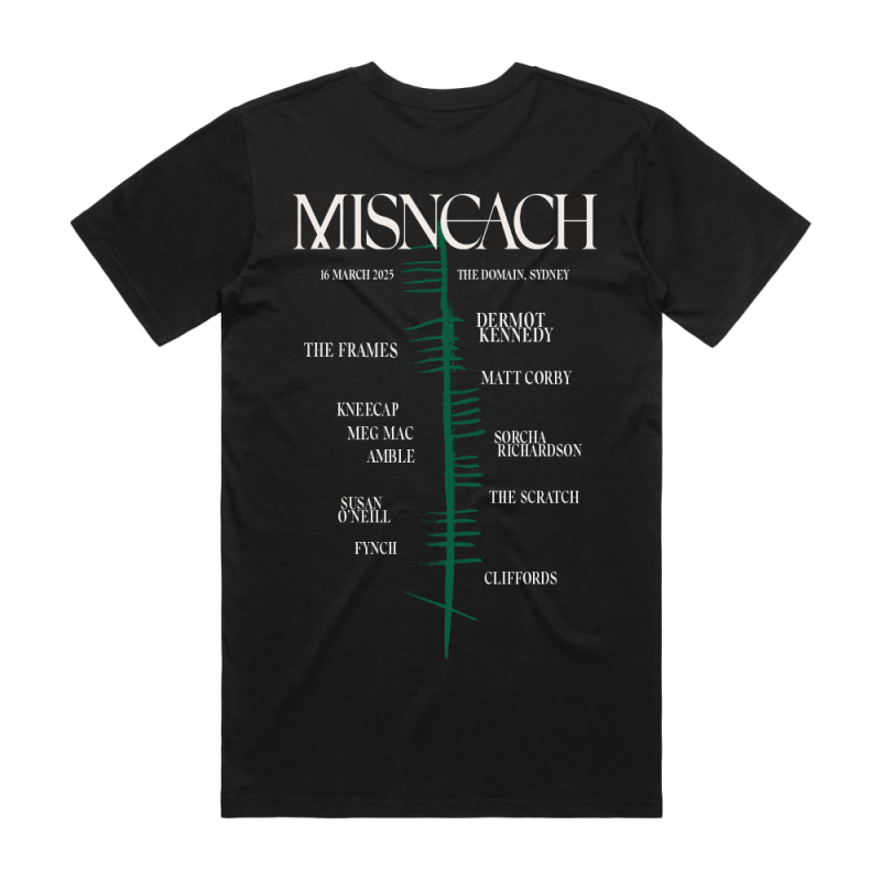 EVENT TEE BLACK by Misneach Festival