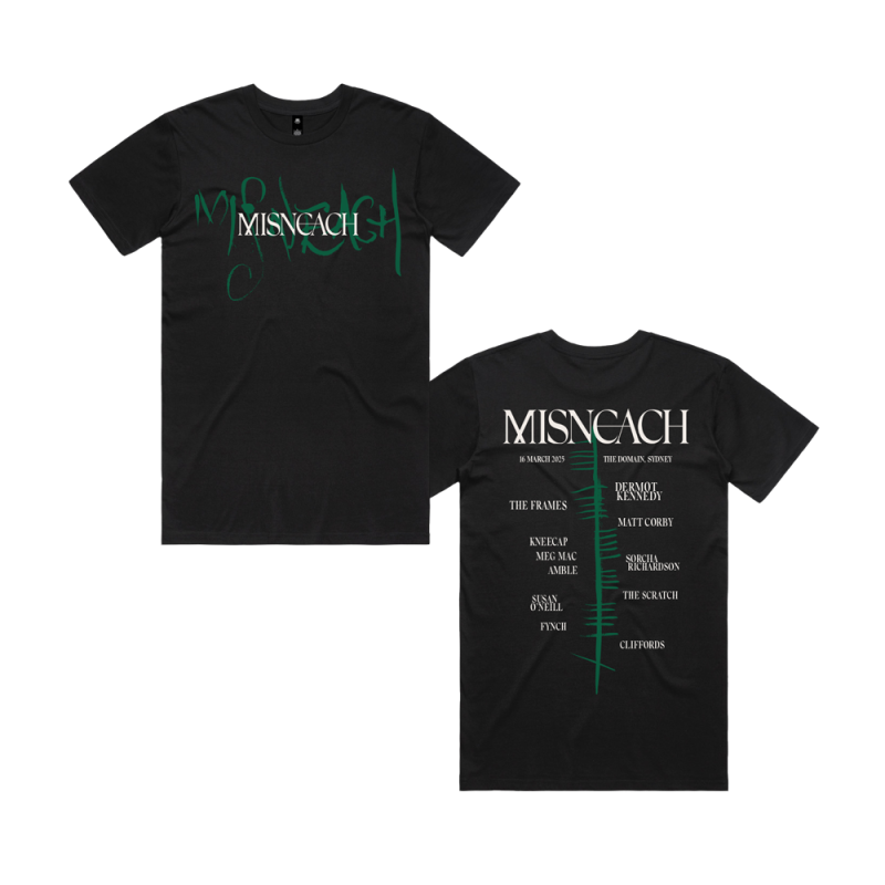 EVENT TEE BLACK by Misneach Festival