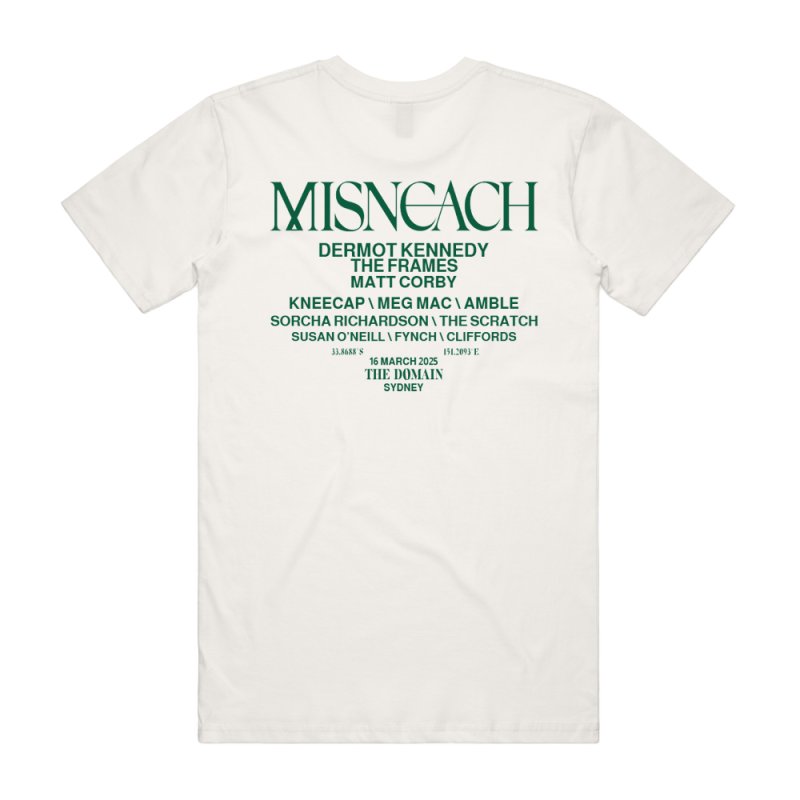 EVENT TEE ECRU by Misneach Festival