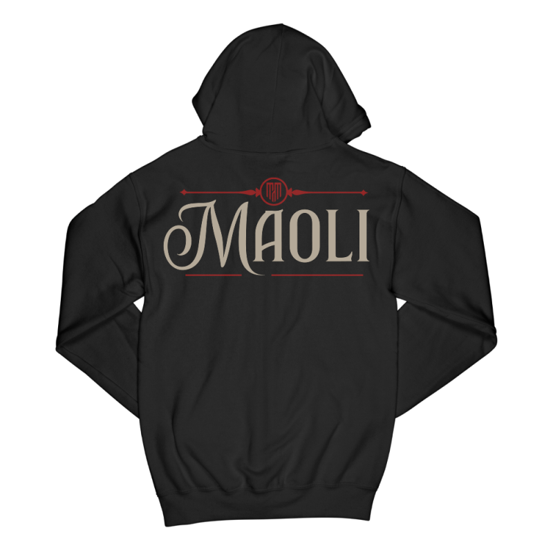 MM Logo Black Hoody by Maoli