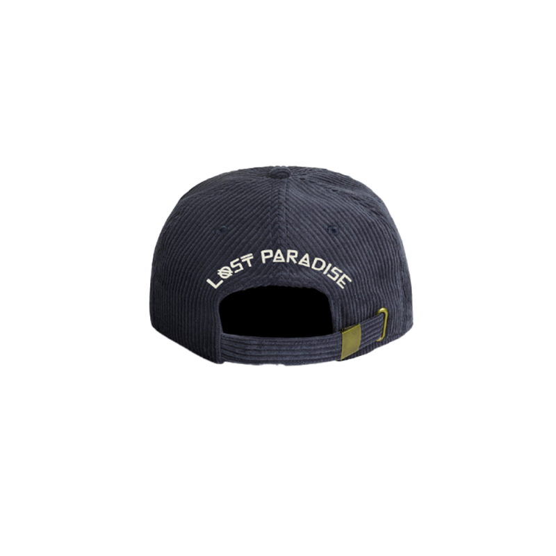 Petrol Blue Cord Cap by Lost Paradise