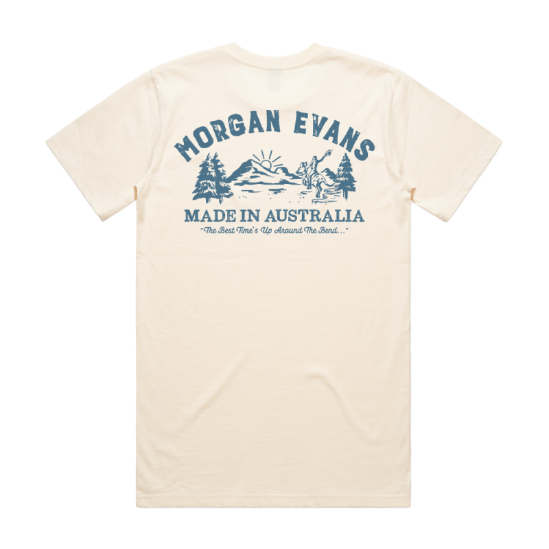 Mountains Ecru Tshirt by Morgan Evans