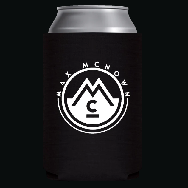 KOOZIE - BLACK LOGO by Max McNown
