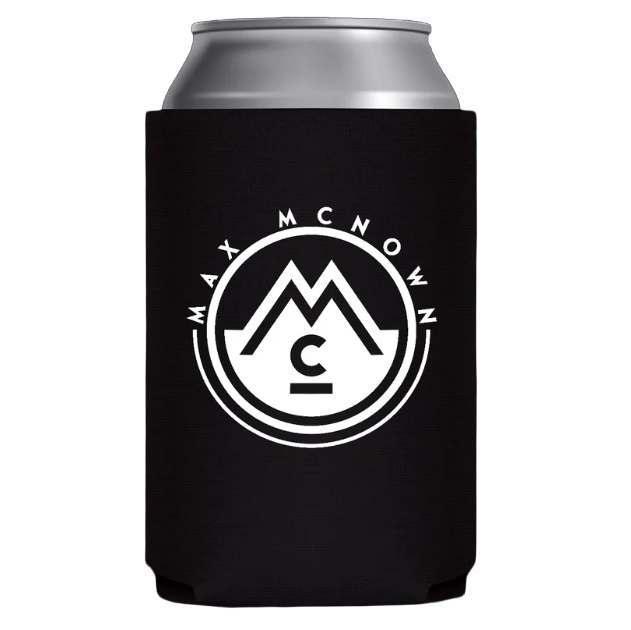 KOOZIE - BLACK LOGO by Max McNown
