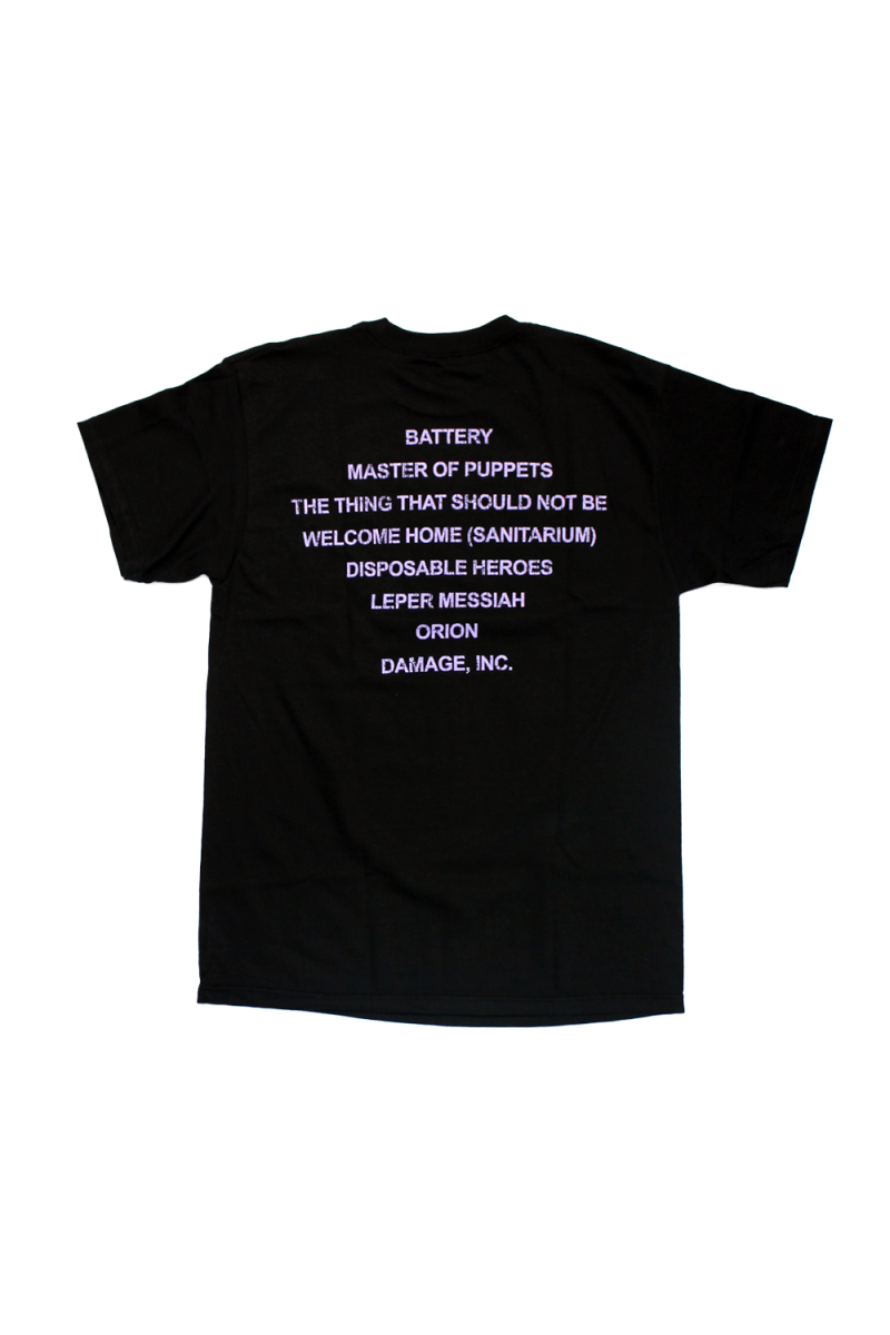 Master Of Puppets Black Tshirt by Metallica