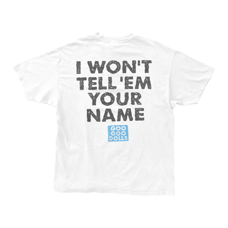 Name Tag White Tshirt by Goo Goo Dolls