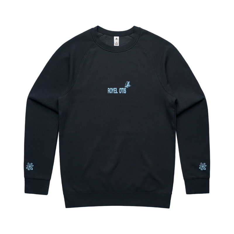 RO Crew Navy Sweater by Royel Otis