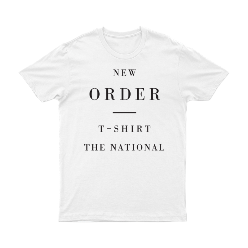 NO EVENT WHITE TSHIRT SYDNEY by The National
