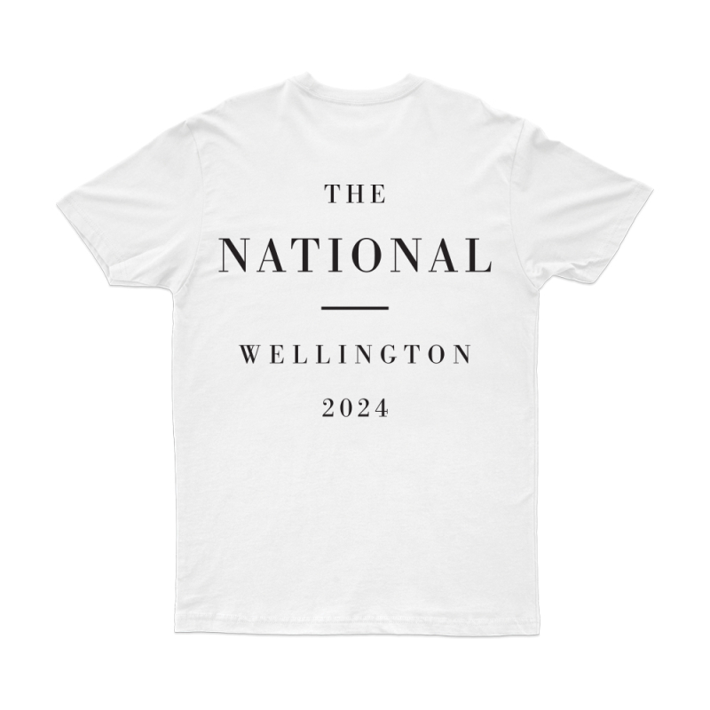 NO EVENT WHITE TSHIRT WELLINGTON by The National