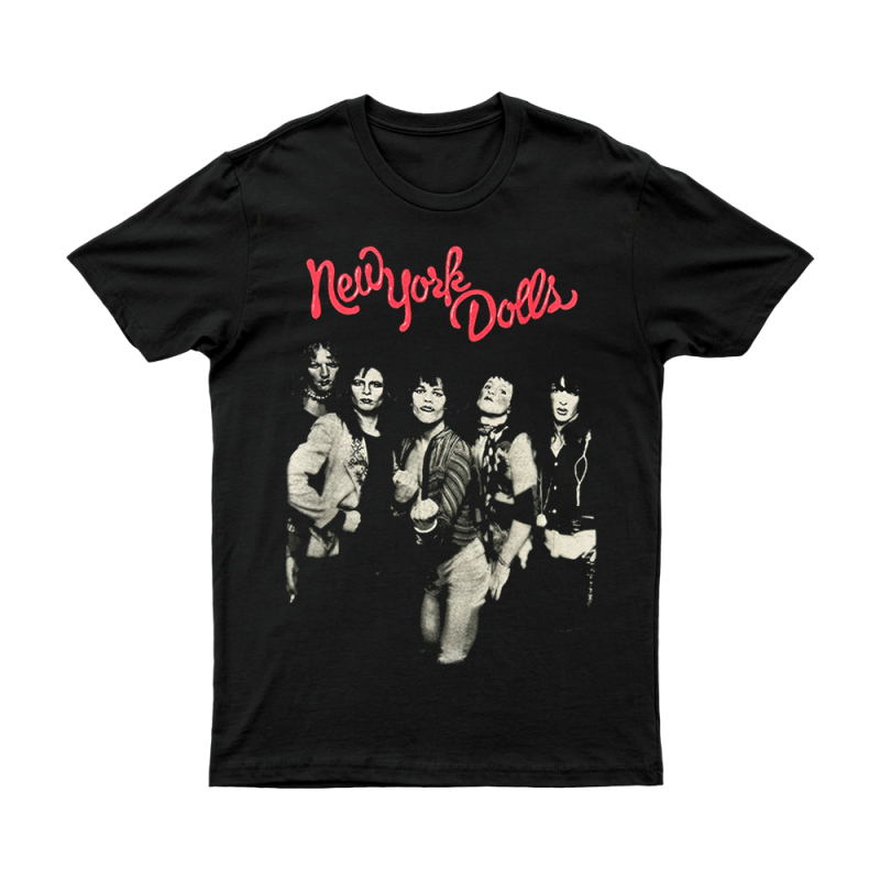 Trash Photo Black Tshirt by New York Dolls