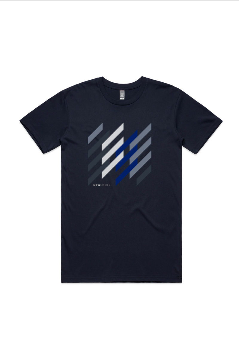 Stripes Navy Tshirt by New Order