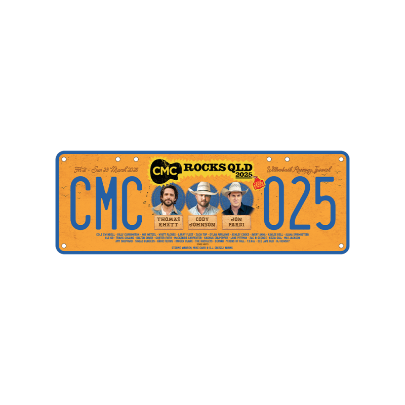 Number Plate by CMC ROCKS QLD 2025