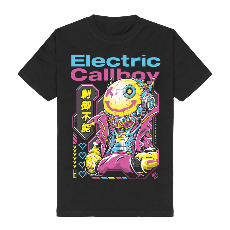 Outta Control Black Tshirt by Electric Callboy