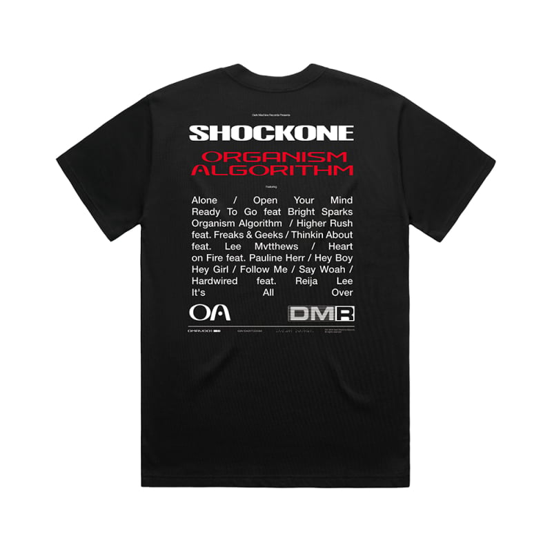 Organism Algorithm Black Album Tshirt by ShockOne