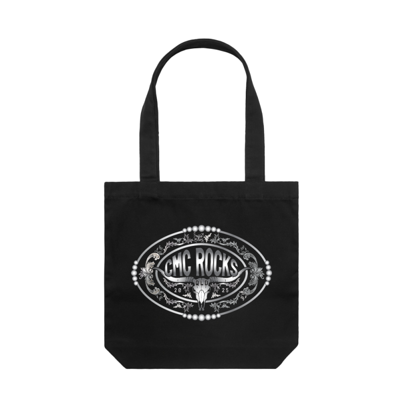 Ornate Skull Tote Bag by CMC ROCKS QLD 2025