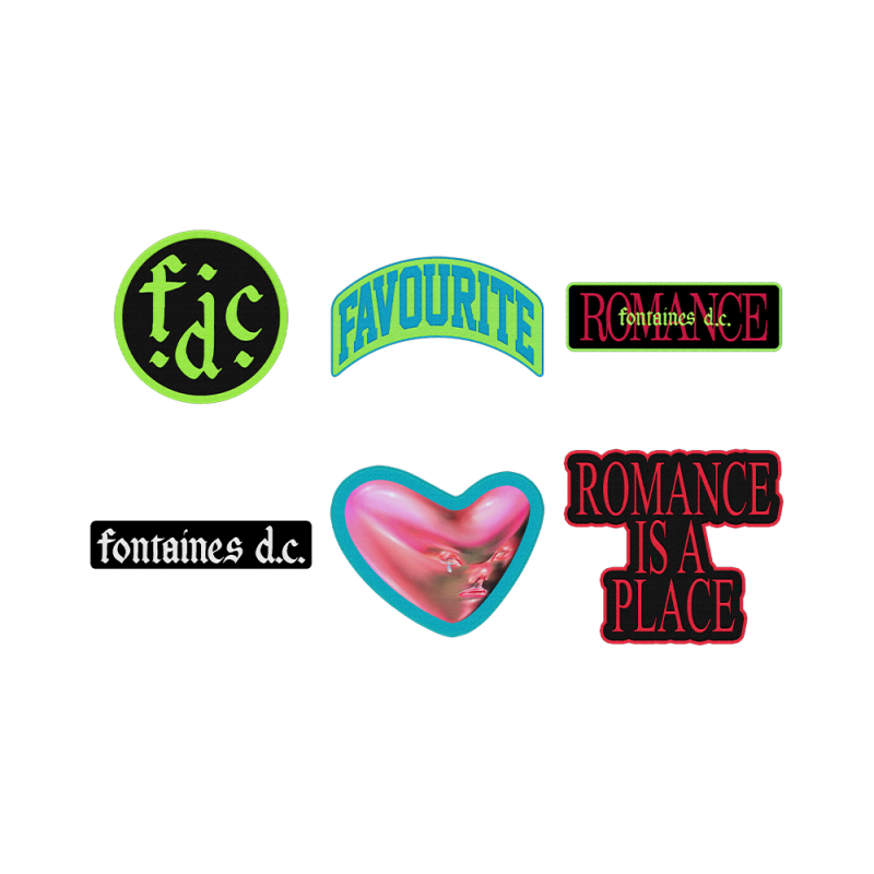 Romance Patch Set by Fontaines D.C.