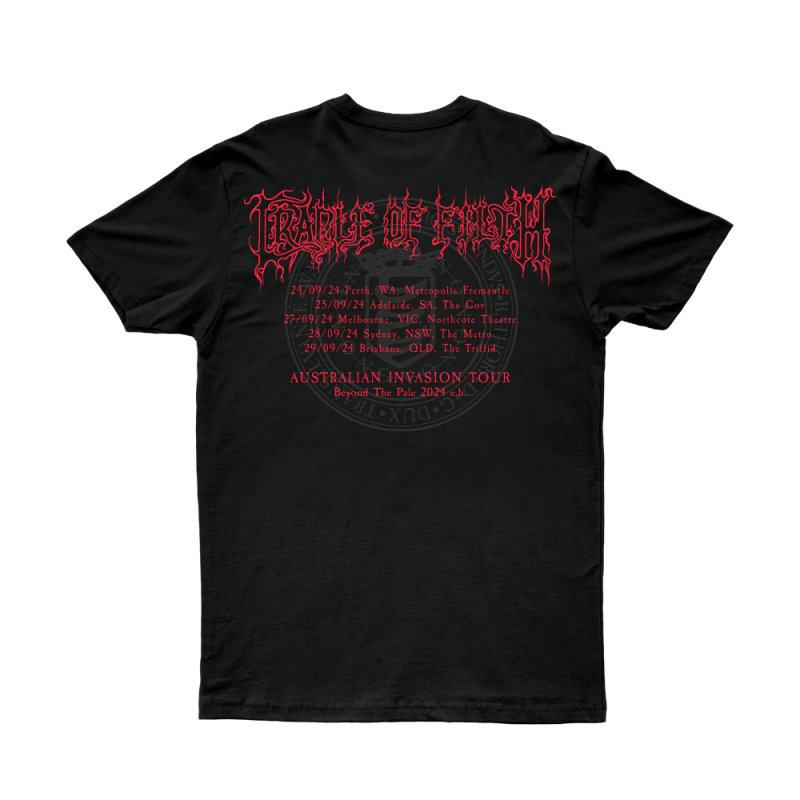 PINHEAD TOUR BLACK TSHIRT by Cradle Of Filth