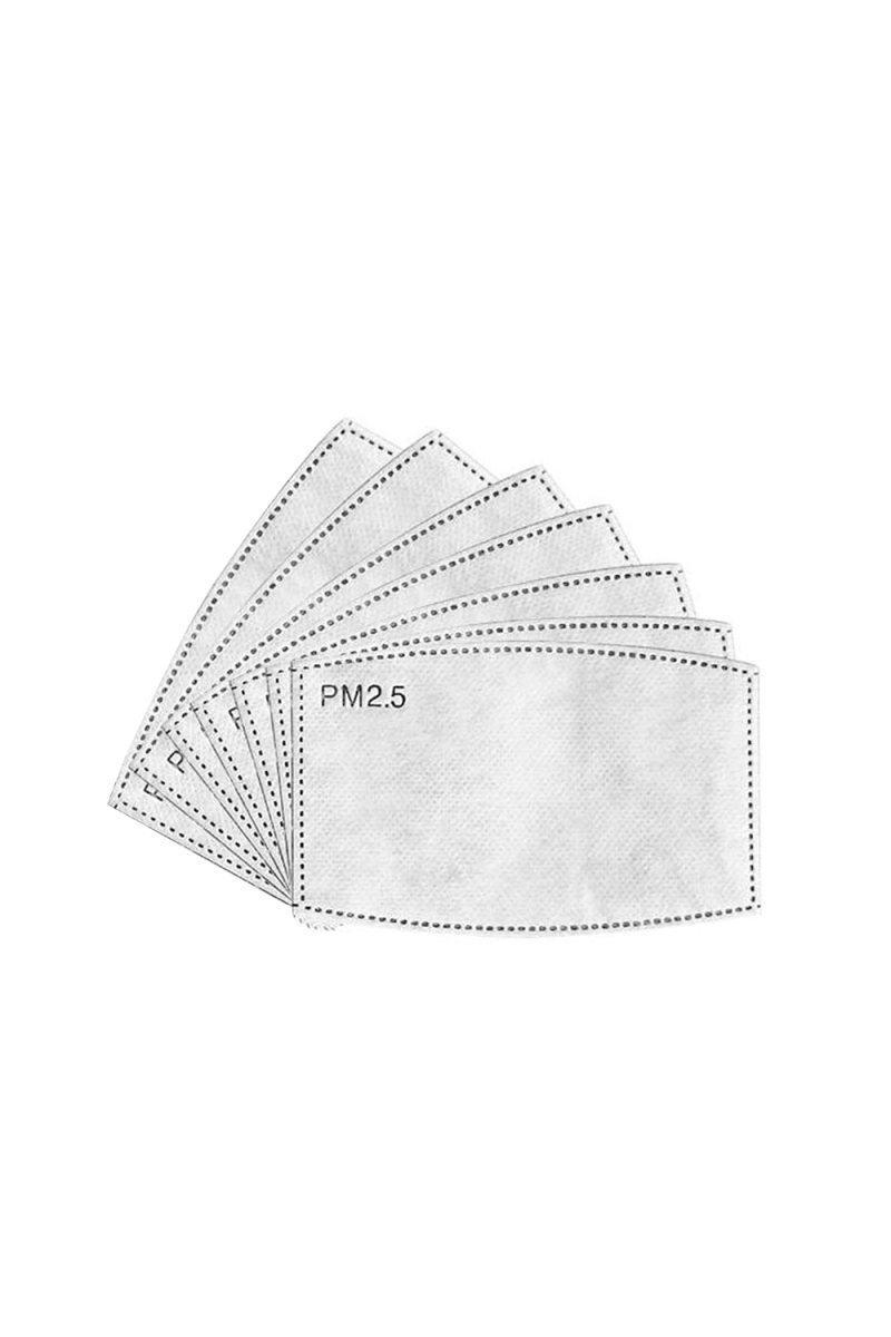 PM2.5 activated carbon face mask filter (Pack of 7) by Mask filters