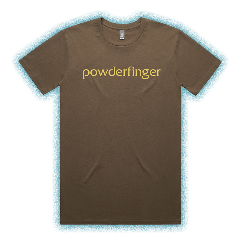 Feather Walnut Tshirt by Powderfinger