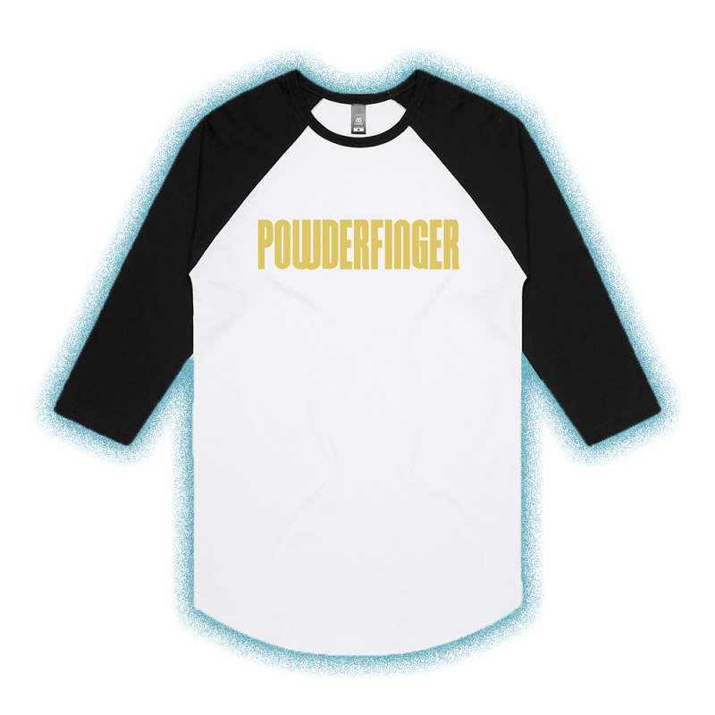 Parables 30th Raglan B&W Tshirt by Powderfinger