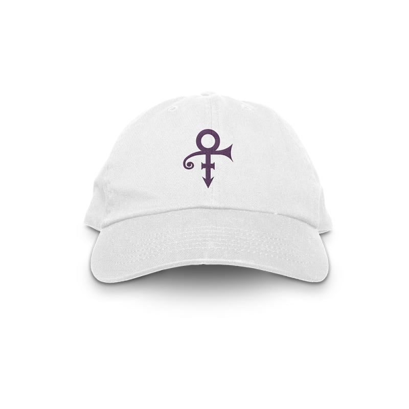 White Symbol Cap by Prince