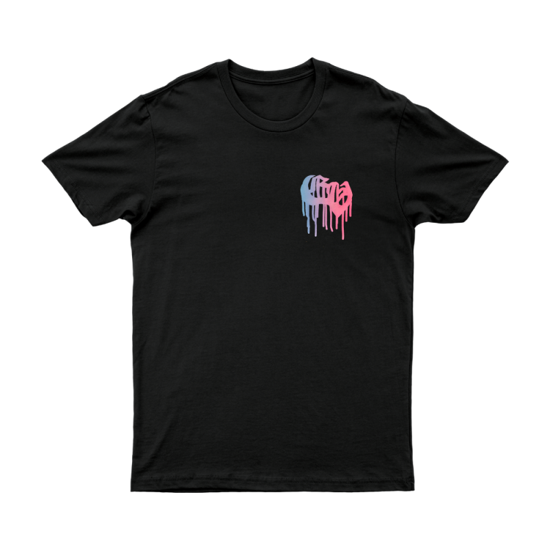Pocket Logo Black Tshirt by Ecca Vandal