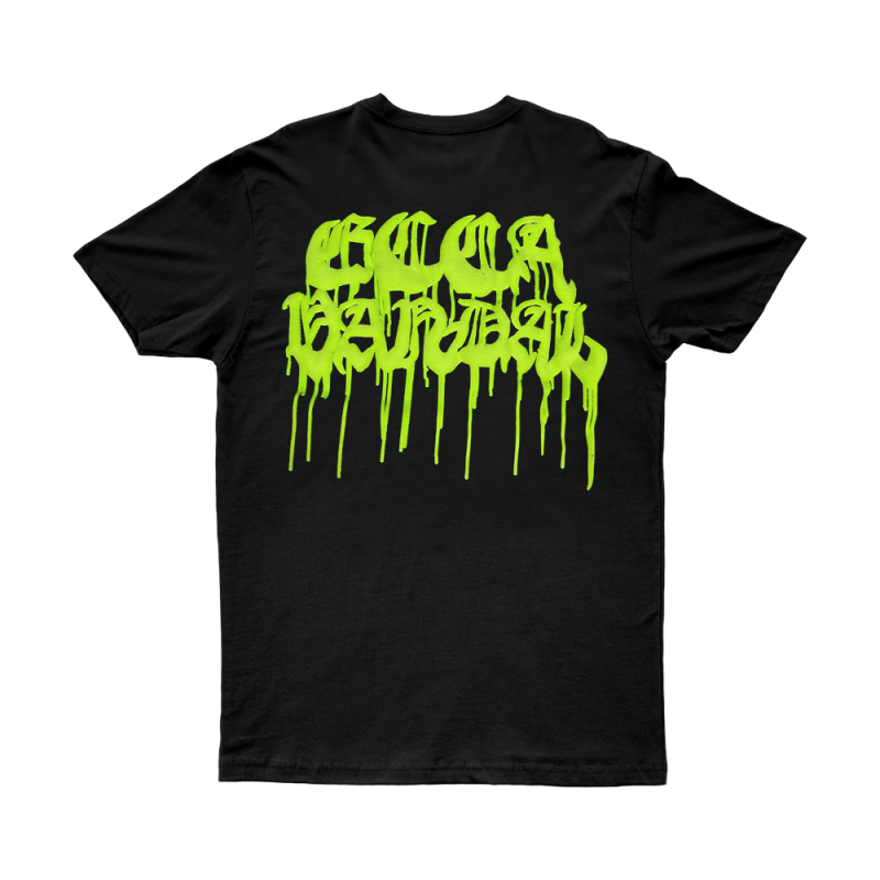 Pocket Logo Black Tshirt by Ecca Vandal