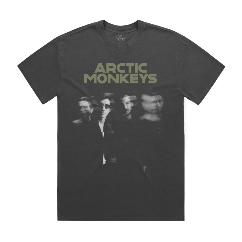 Distorted Photo Black Tshirt by Arctic Monkeys