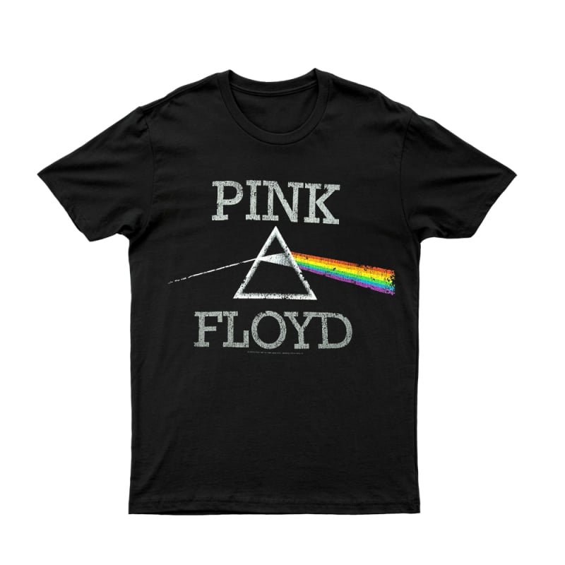 Dark Side of The Moon Classic Black Tshirt by Pink Floyd