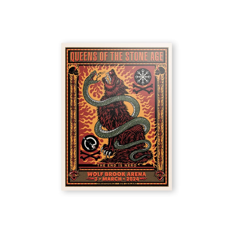 CHRISTCHURCH PLAIN POSTER by Queens Of The Stone Age