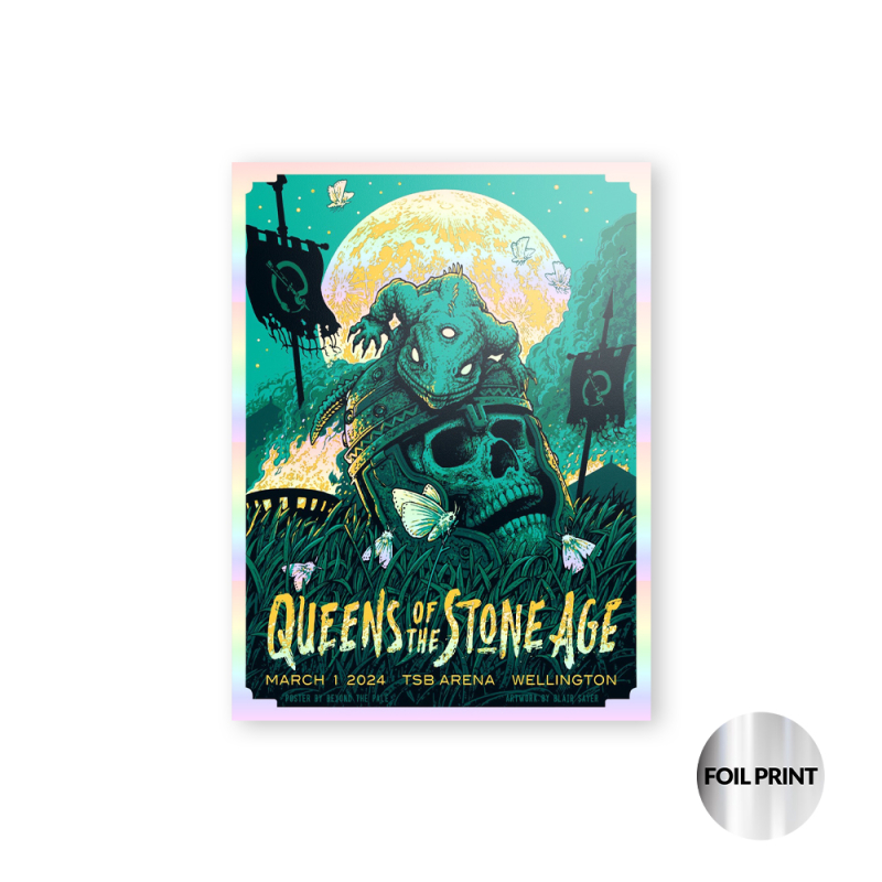 WELLINGTON FOIL POSTER by Queens Of The Stone Age