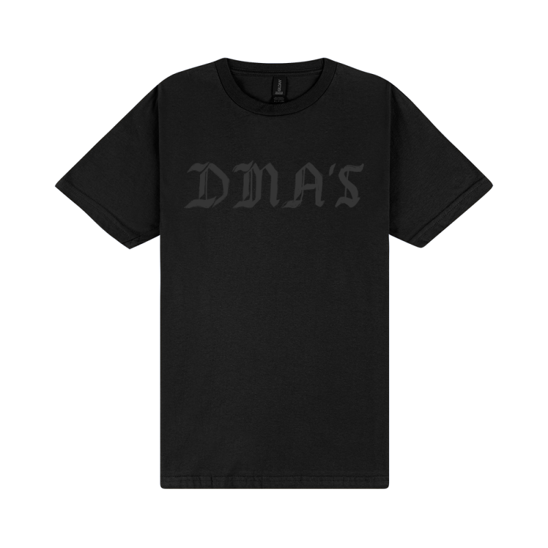 Rap Logo Black Tshirt by DMA'S