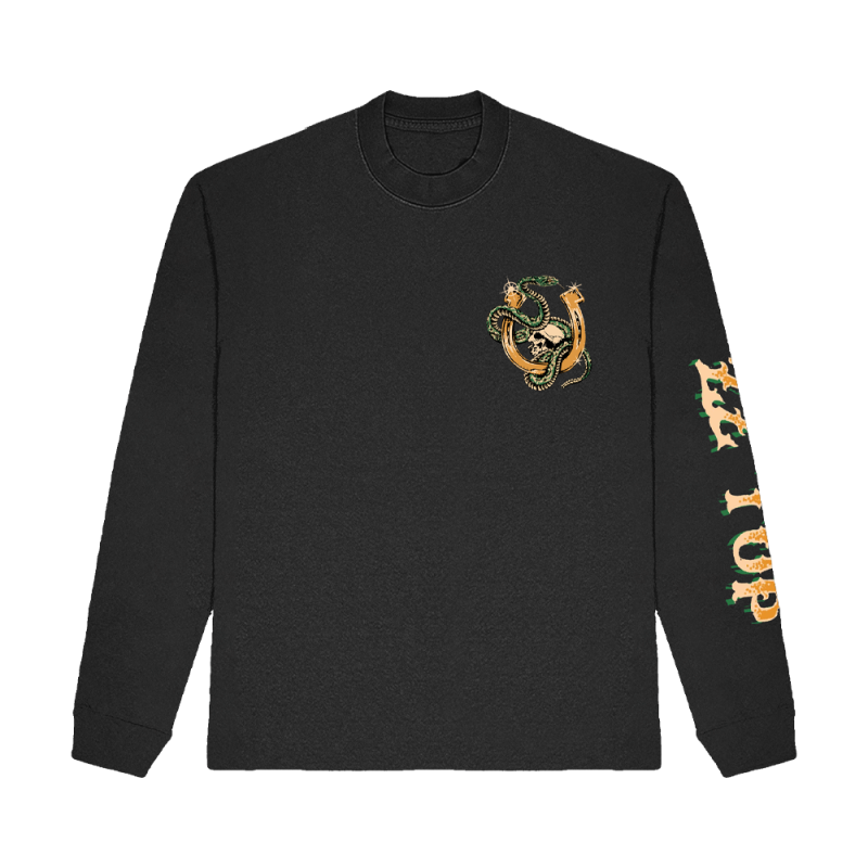 RATTLESNAKE BLACK LONGSLEEVE TSHIRT by ZZ Top