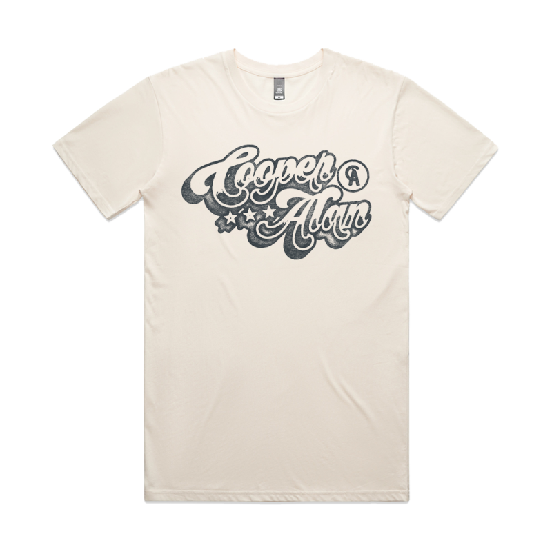 Retro Natural Tshirt by Cooper Alan