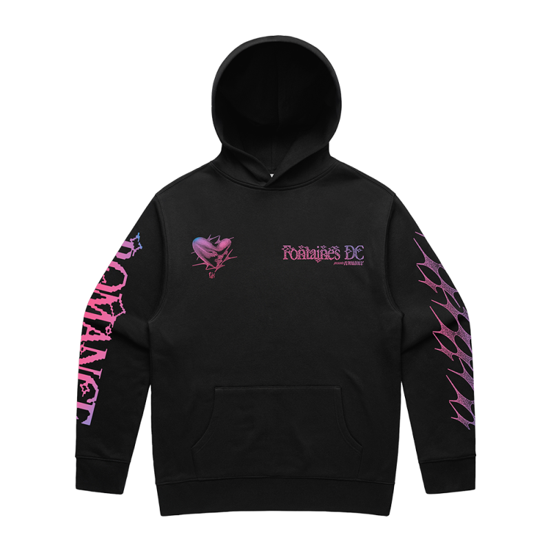 Romance Tracklist Black Hoodie by Fontaines D.C.