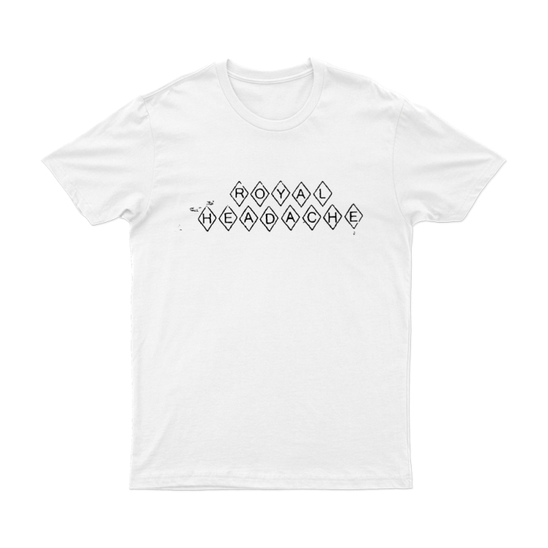 Diamond Logo White Tshirt by Royal Headache