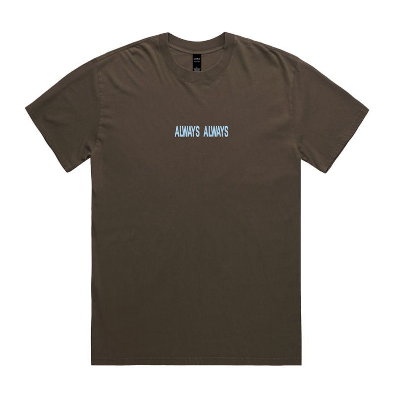 HomeComing Faded Brown Tshirt by Royel Otis