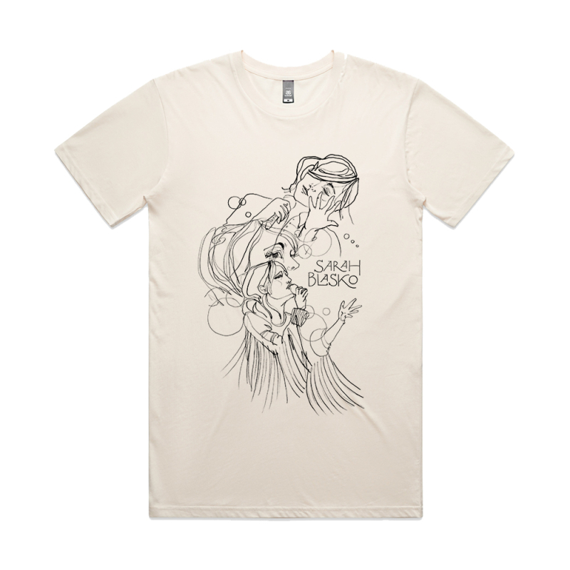 Line Drawing Natural Tshirt by Sarah Blasko