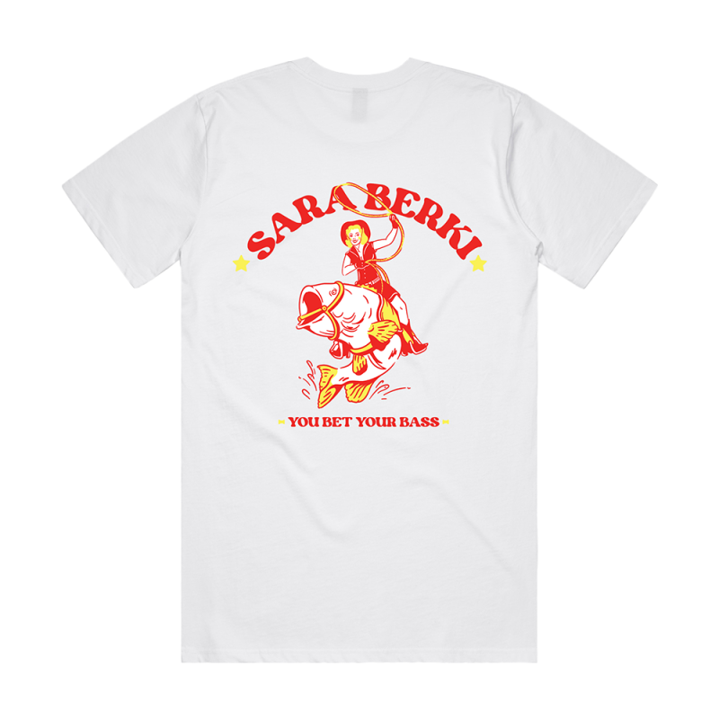 BET YOUR BASS SHIRT - CLASSIC WHITE by Sara Berki