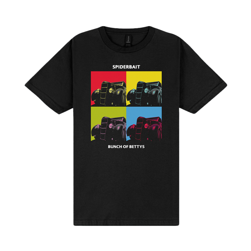 BUNCH OF BETTIES BLACK TSHIRT by Spiderbait