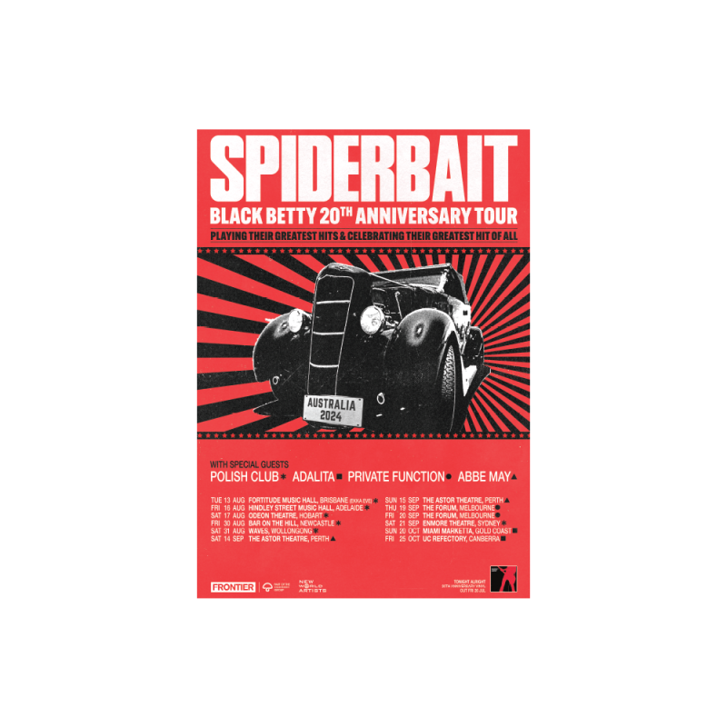 TOUR POSTER by Spiderbait