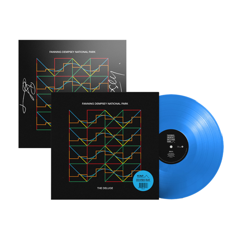 The Deluge Clear Blue LP - Exclusive Edition by Fanning Dempsey National Park