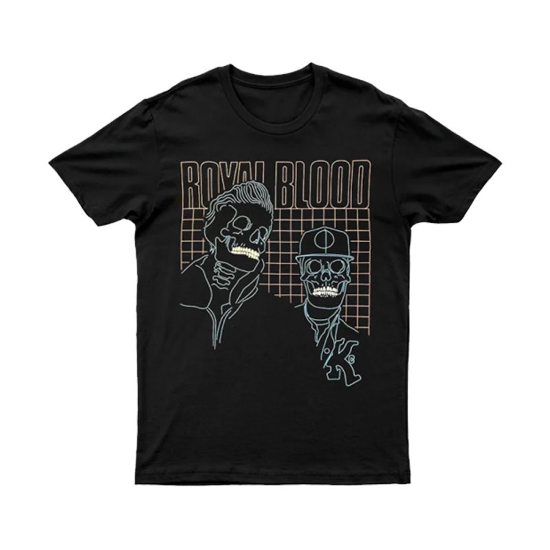 Skeleton Grid T-shirt by Royal Blood