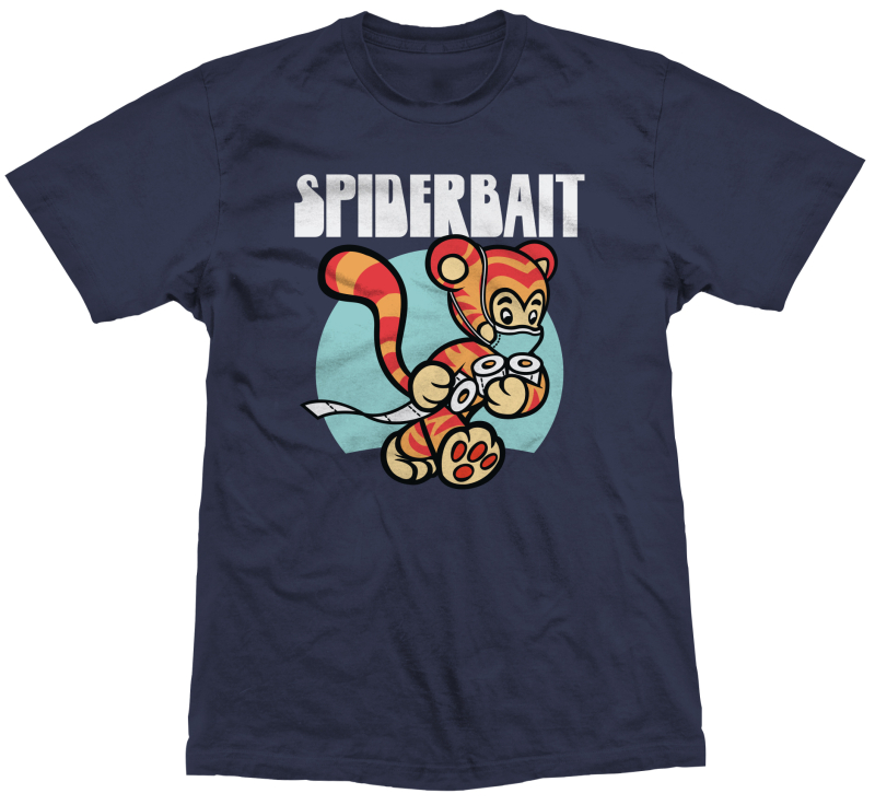 Covid Navy Tiger Mens Tshirt by Spiderbait