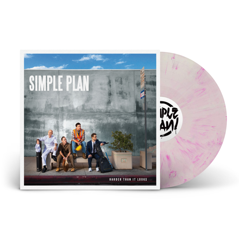 HARDER THAN IT LOOKS PINK EXCLUSIVE LP by Simple Plan