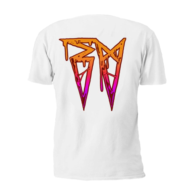 Squid Head White Tshirt by Ecca Vandal